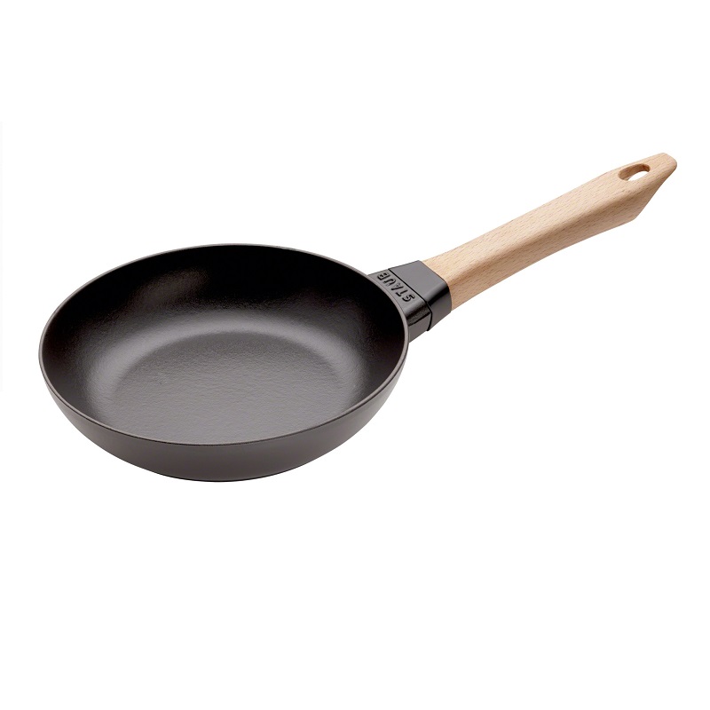 Poele en fonte 20 cm manche bois - staub 