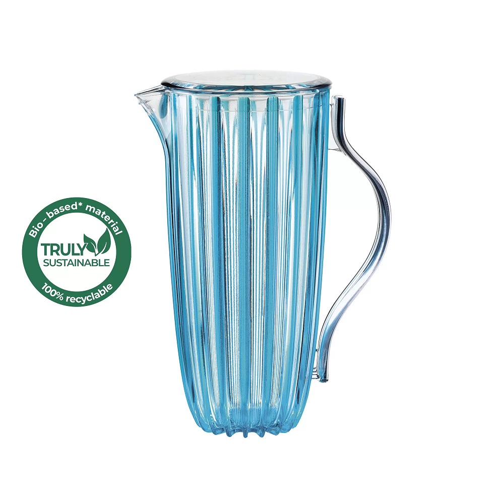Carafe avec couvercle dolcevita turquoise 1,75l - guzzini