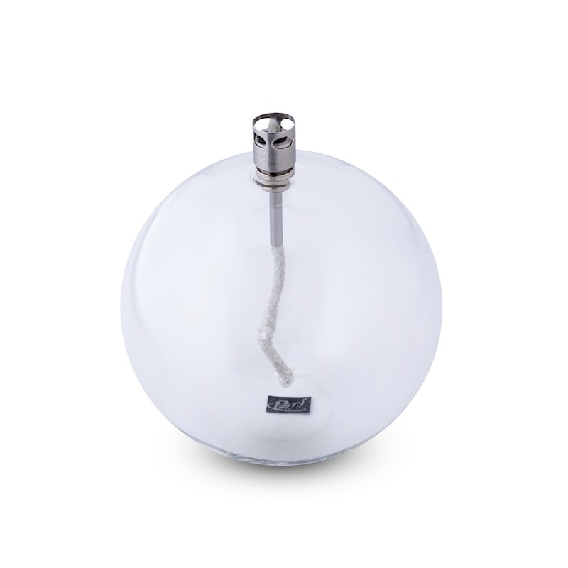 Lampe a huile ronde diametre 13 cm - peri glass
