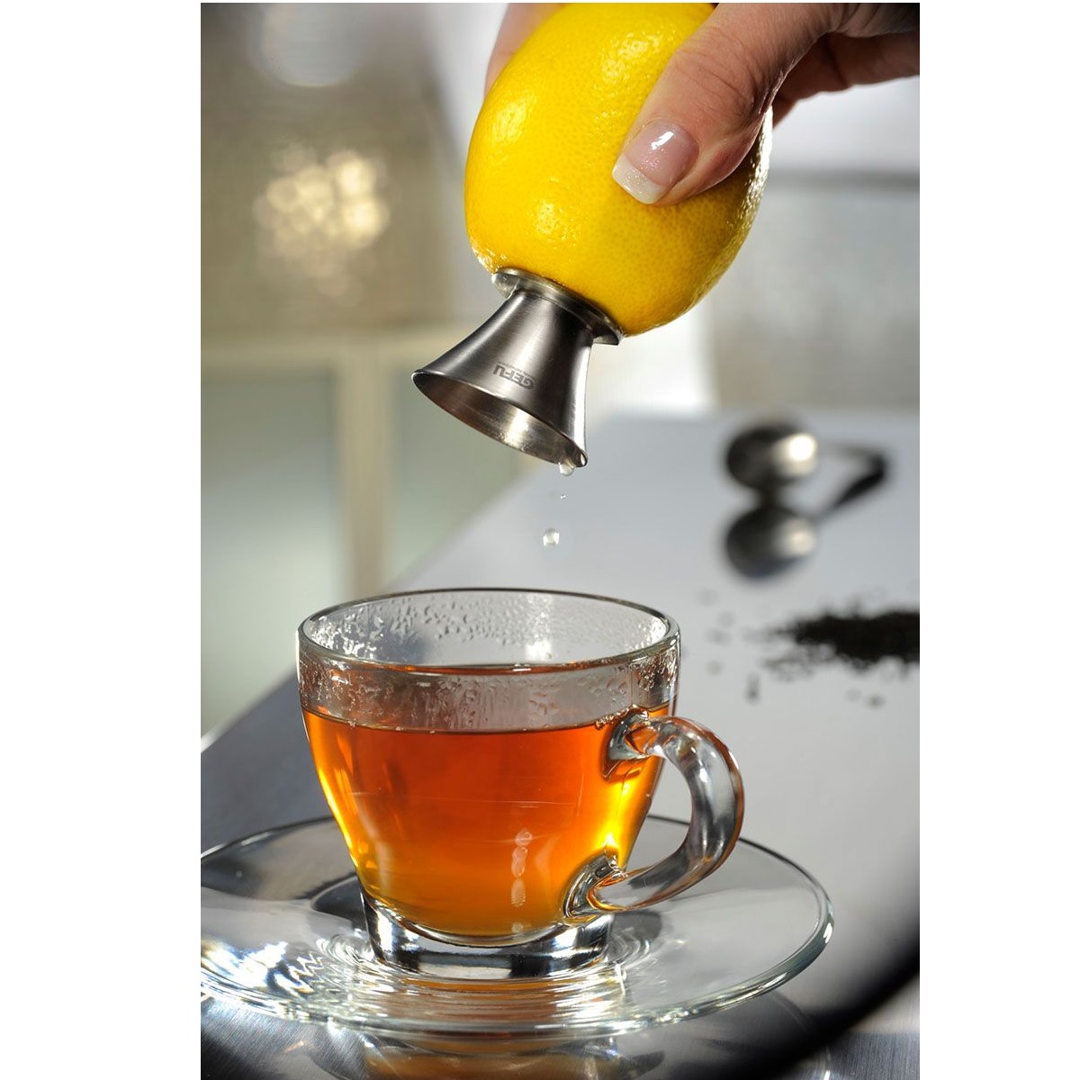 Citronello presse citron trompette en inox - gefu