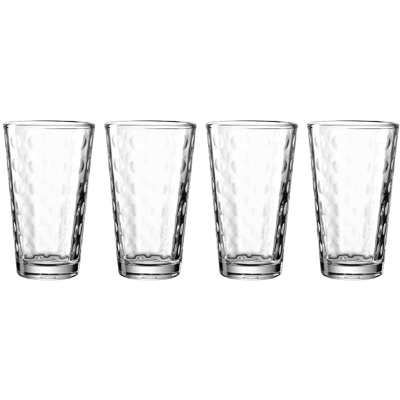 Optic lot de 4 verres a jus de fruits ou cocktail xxl 54 cl - leonardo