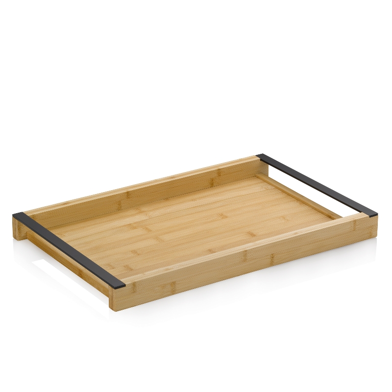Plateau de service en bambou kiril 43 x 27 cm - kela