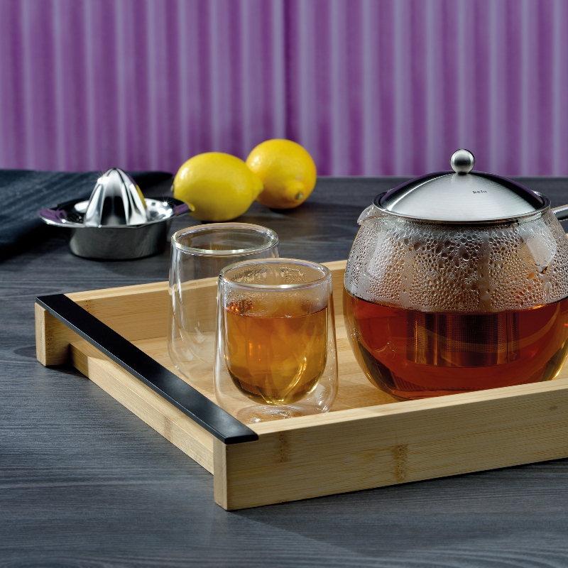Plateau de service en bambou kiril 43 x 27 cm - kela