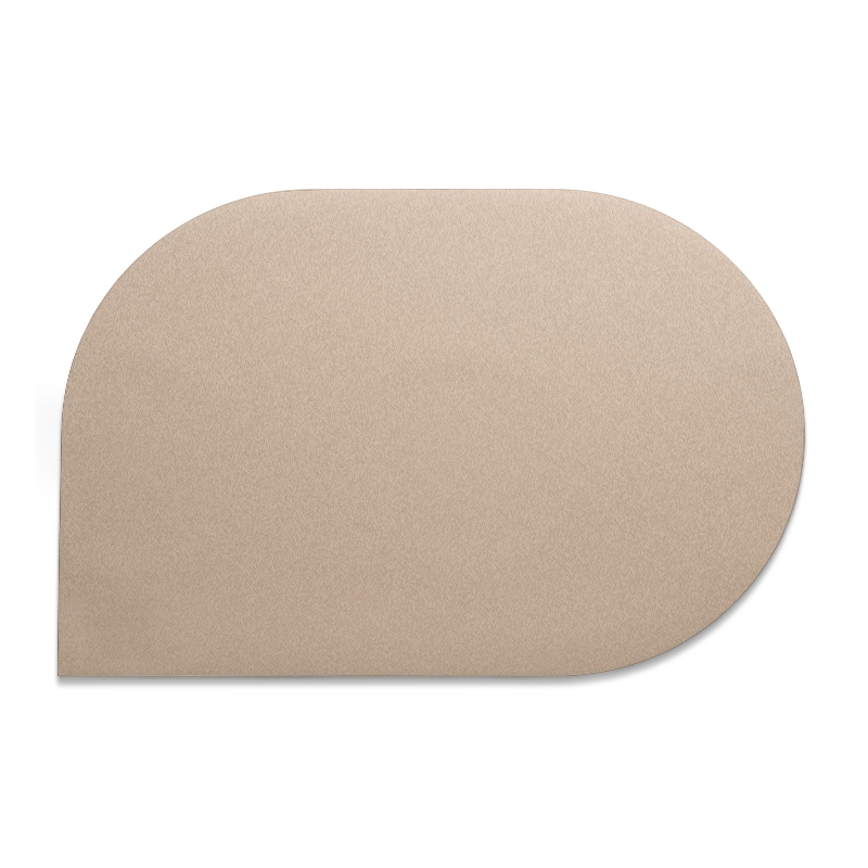 Lot de 6 sets de table simili cuir edel beige - kela