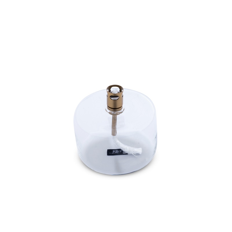 Lampe a huile cylindrique petit modele dimensions 5 x 8 cm vendu à l'unité - peri glass
