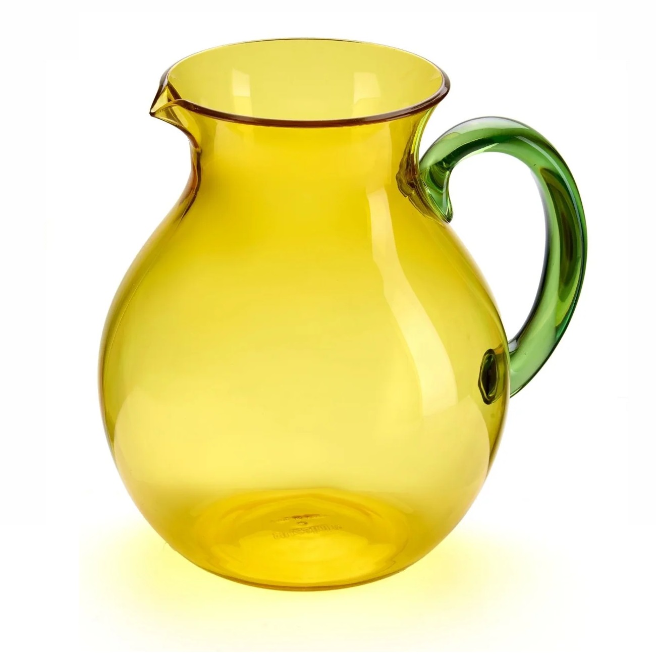 Carafe ballon dolcevita jaune saffron 2l - guzzini