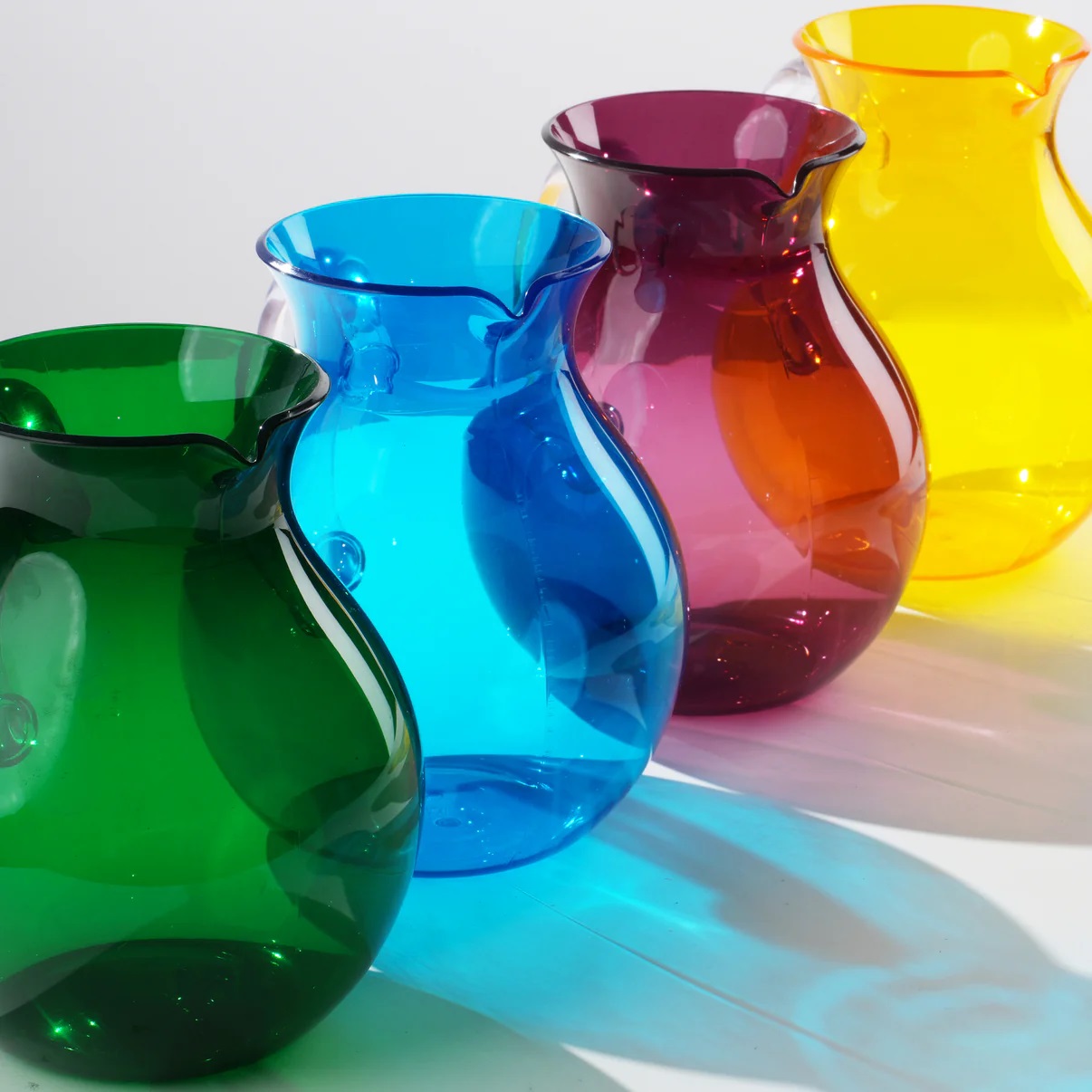 Carafe ballon dolcevita bleu turquoise 2l - guzzini