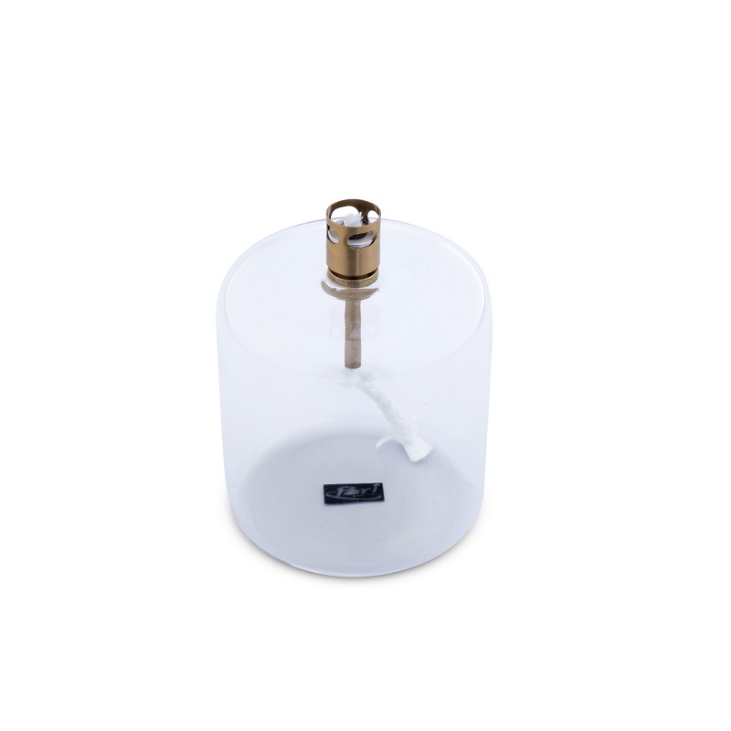 Lampe a huile cylindrique moyen modele dimensions 7,5 x 8 cm vendu à l'unité - peri glass