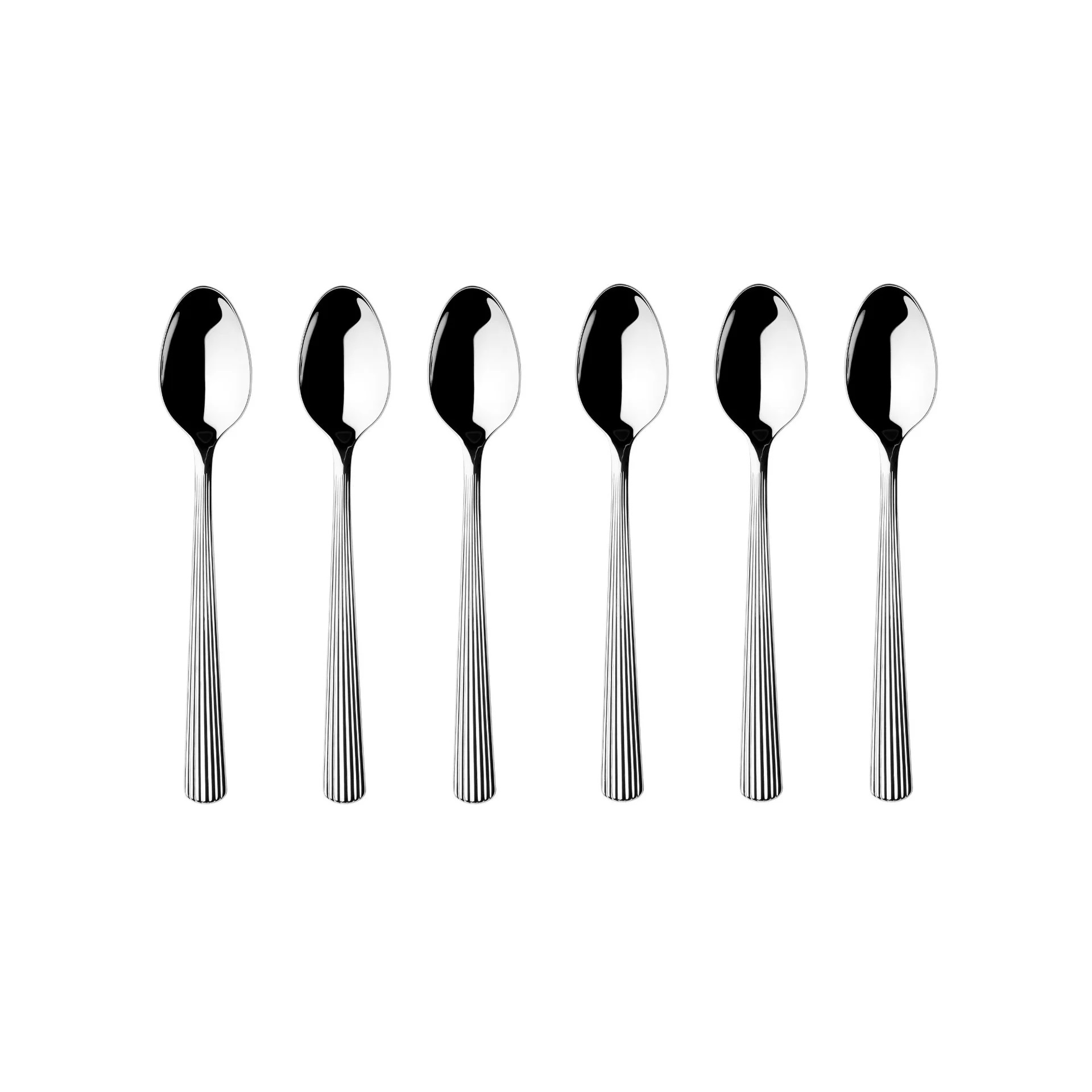 Lot de 6 cuillères à café, cléo - guzzini