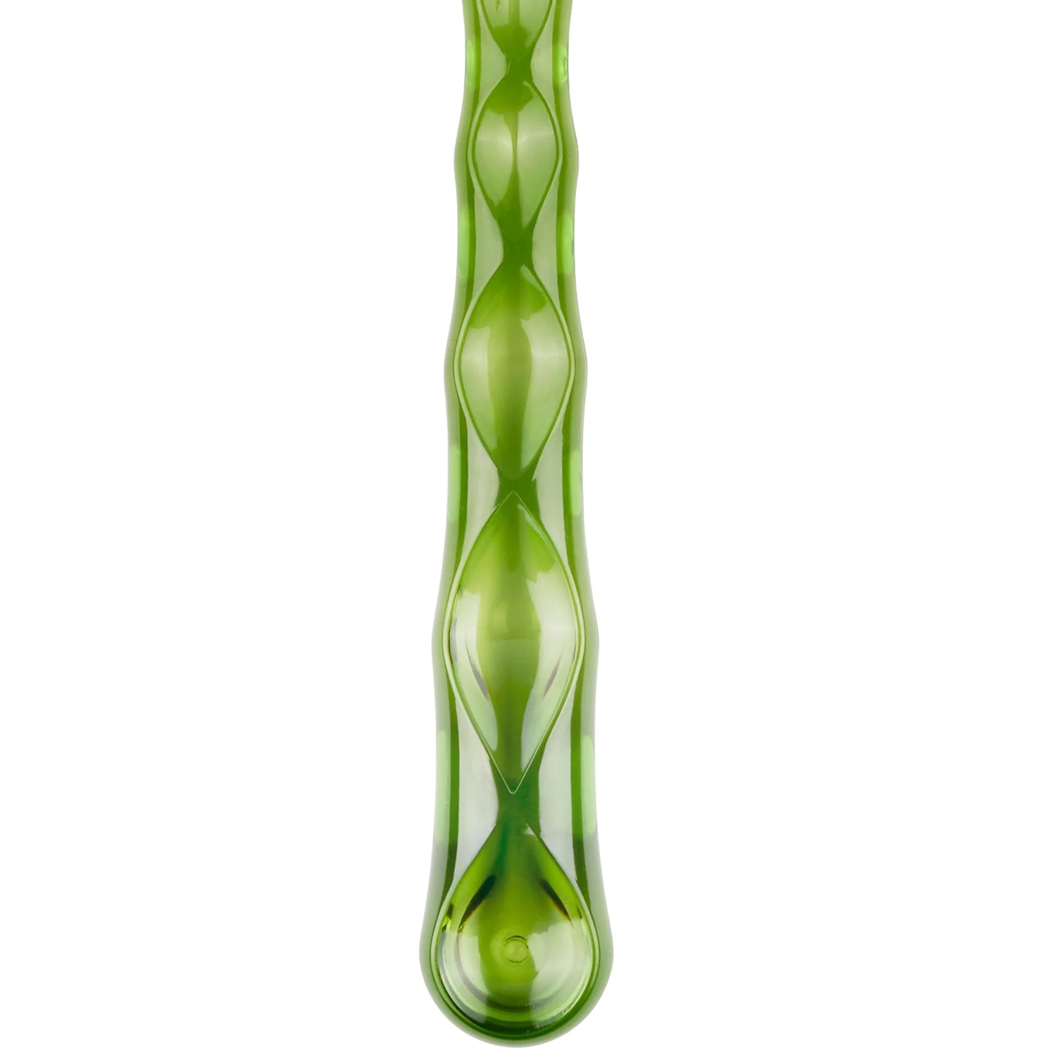 Couverts à salade vanity water lily green 27 cm - guzzini