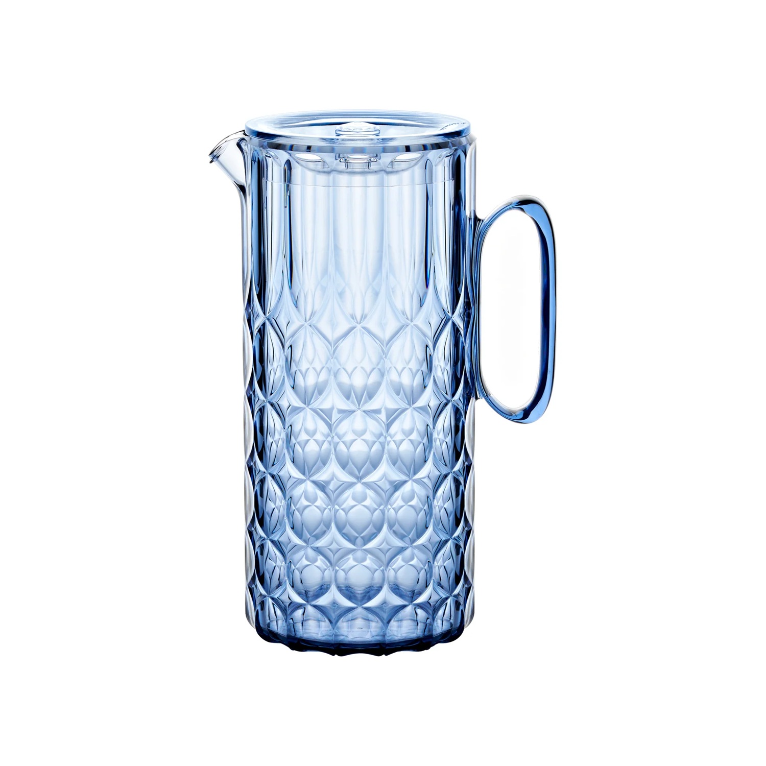 Carafe avec couvercle vanity eau denim blue 1,7 l - guzzini