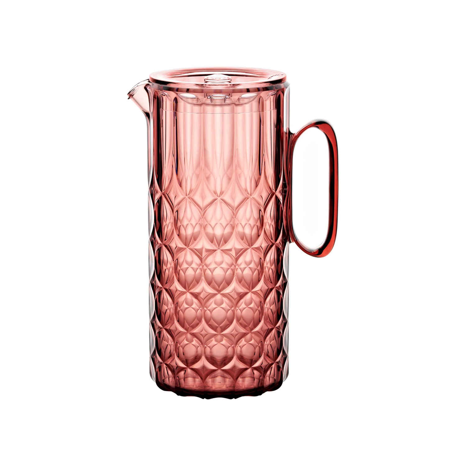 Carafe avec couvercle vanity terre mauve 1,7 l - guzzini