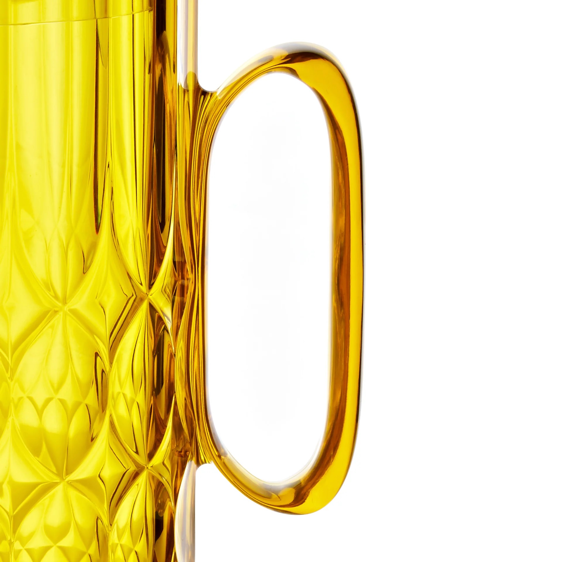 Carafe avec couvercle vanity saffron yellow 1,7 l - guzzini