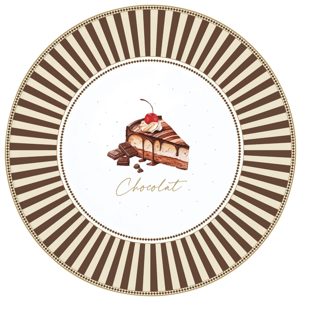 Sweet moments, plat à tarte en porcelaine ø32 cm - easylife