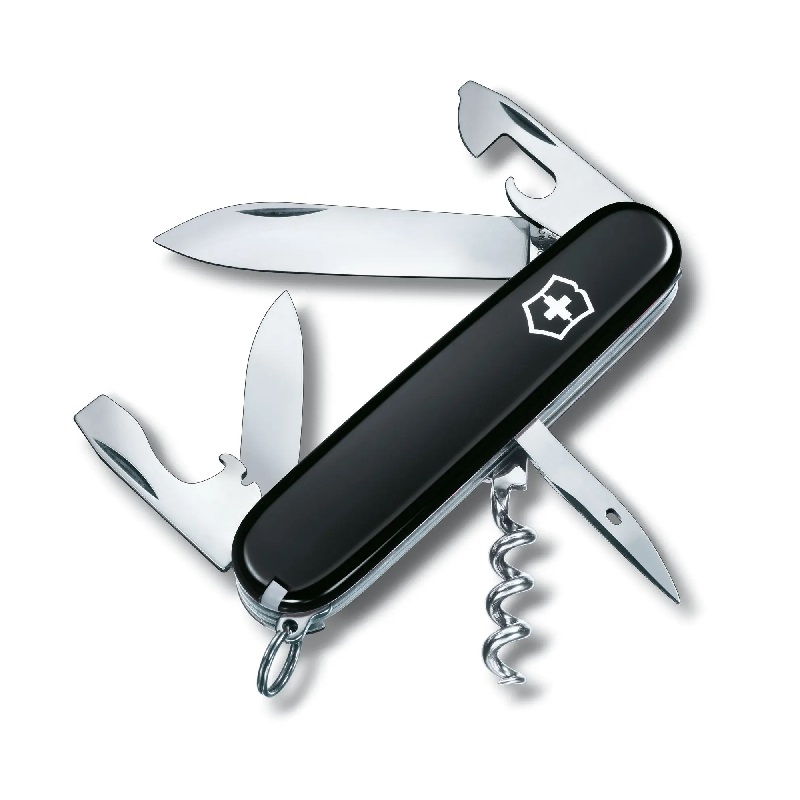 Couteau suisse de poche spartan noir - victorinox 