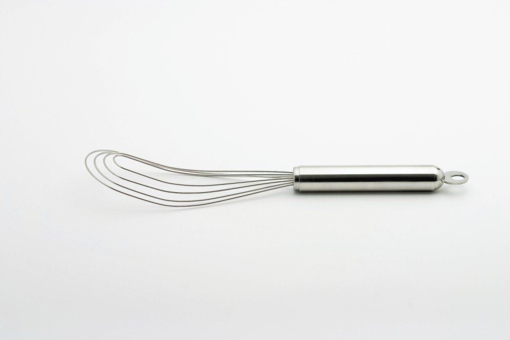 Fouet plat en inox 20 cm ustensile de cuisine - weis