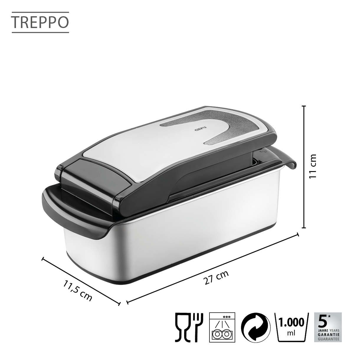 Coupe-légumes en dés et bâtonnets treppo 2.0 - gefu