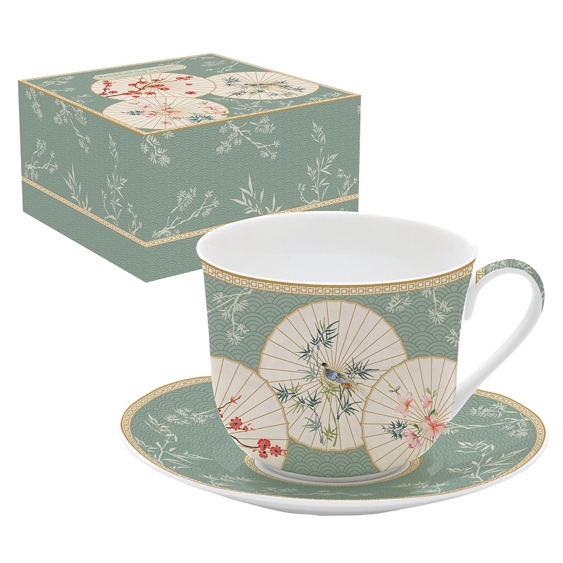 Oriental dreams coffret cadeau tasse déjeunr en porcelaine 40cl - easylife