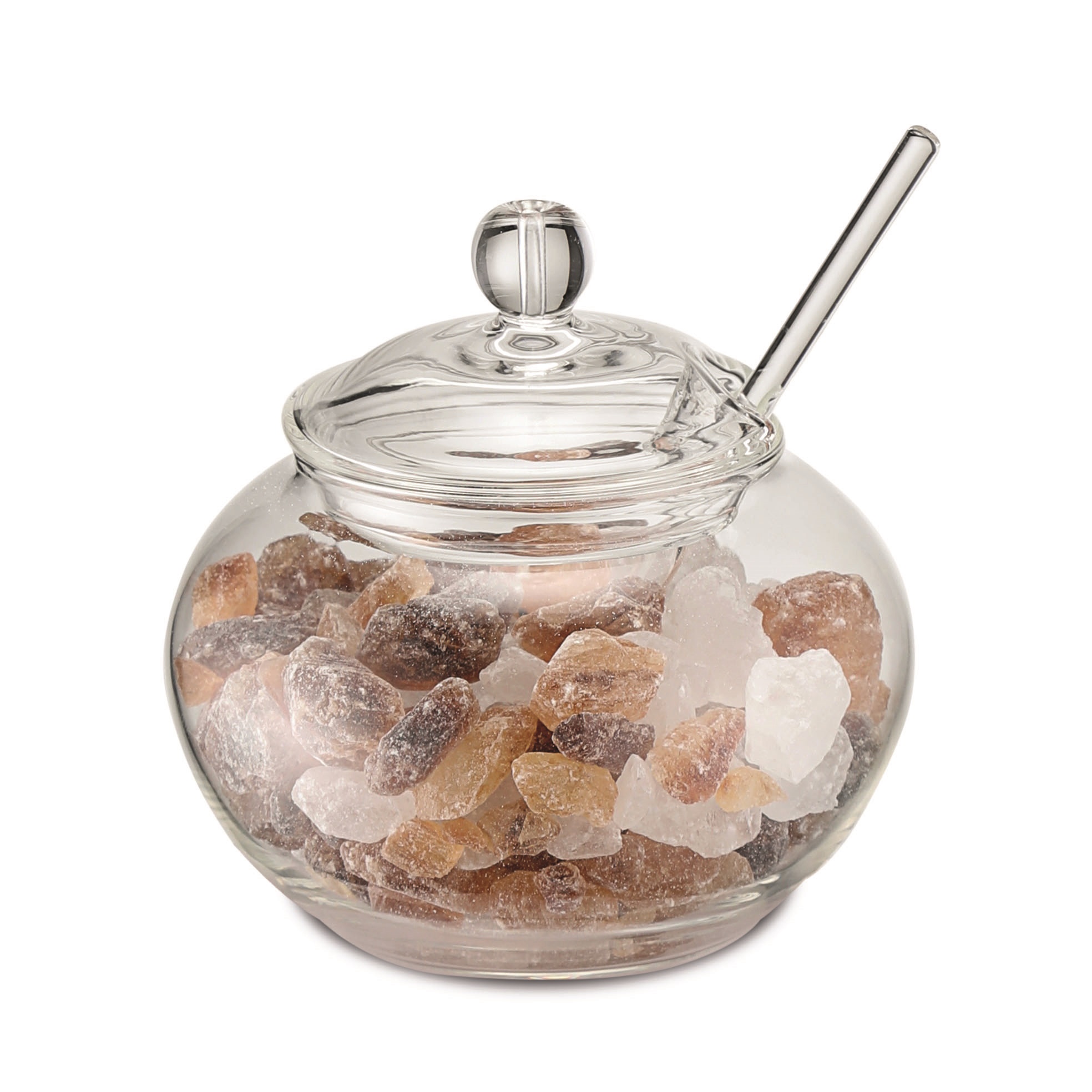 Sucrier en verre 10 cm - weis