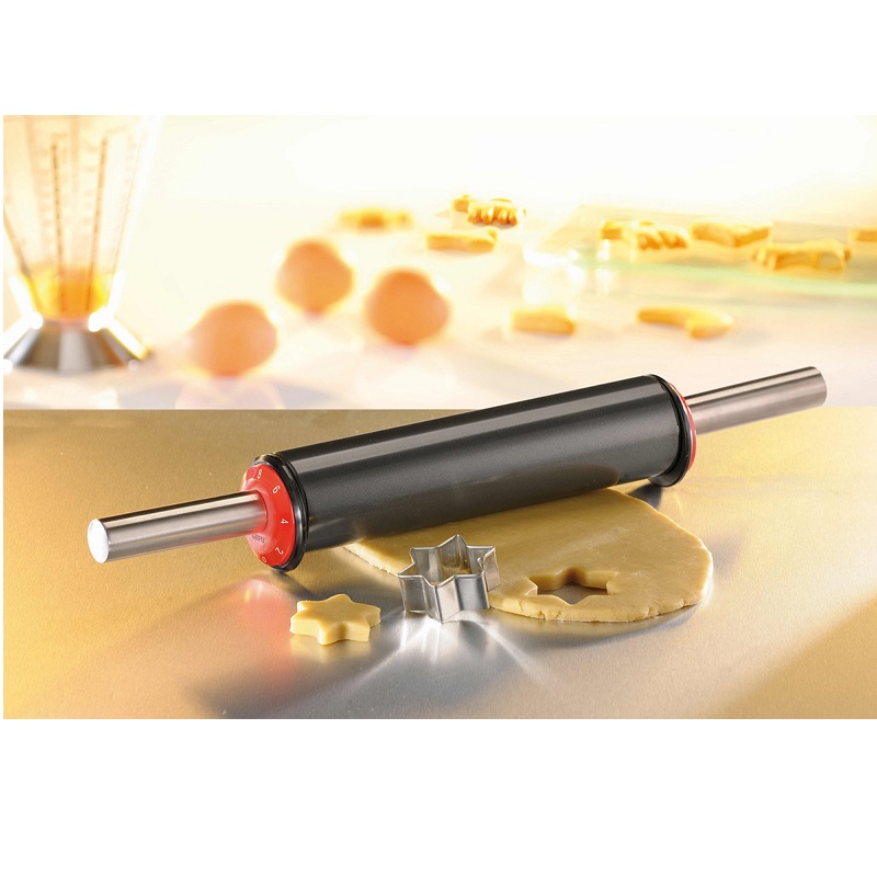 Exact rouleau a patisserie avec epaisseur de pate reglable - gefu