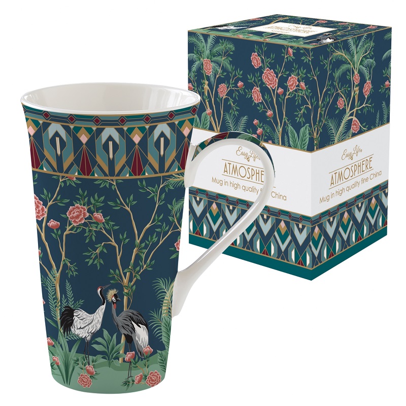 Coffret mug en porcelaine 600 ml mandalay - easylife