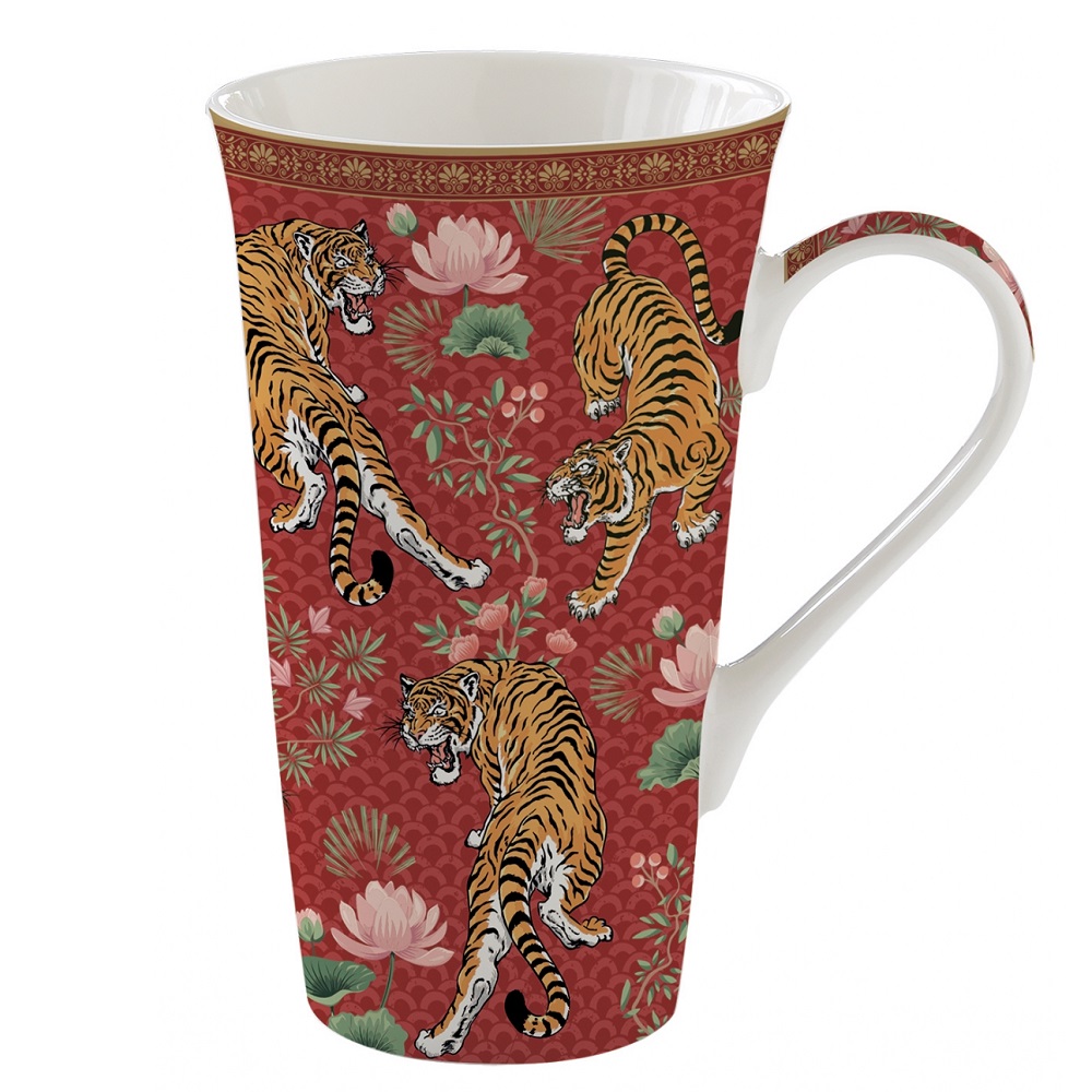 Coffret mug en porcelaine 600 ml bengala - easylife