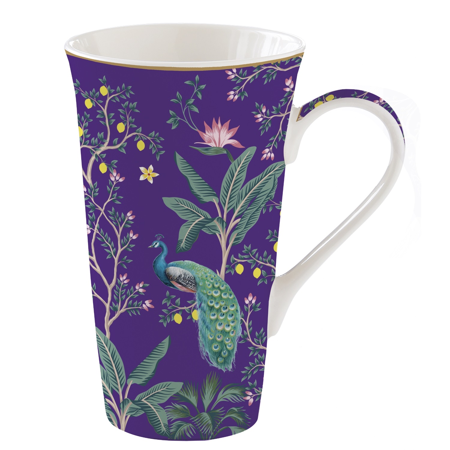 Impérial peacock - coffret cadeau mug xxl 600ml - easylife