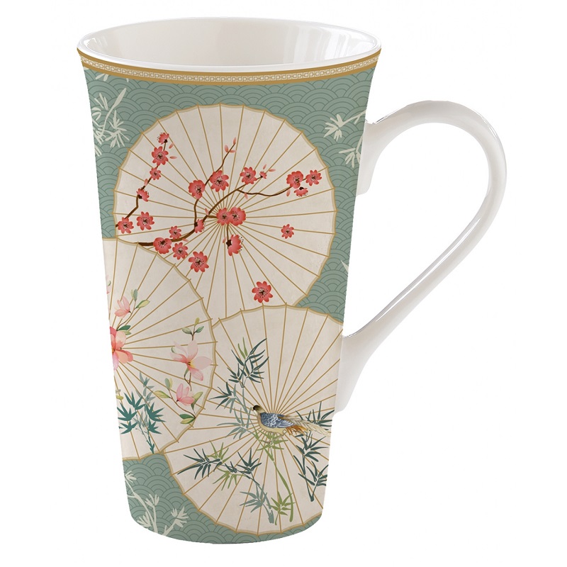 Coffret mug en porcelaine 600 ml oriental dreams - easylife
