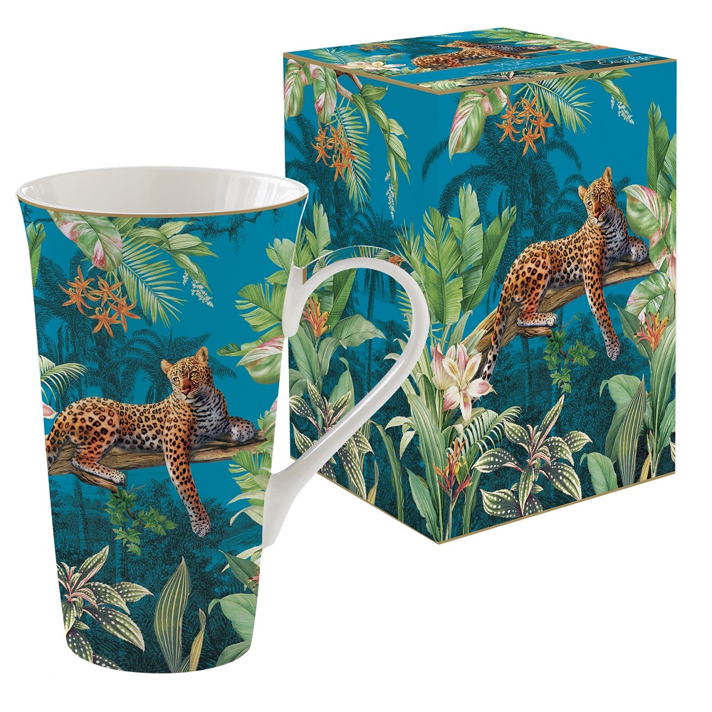 Coffret mug en porcelaine 600 ml serengeti - easylife