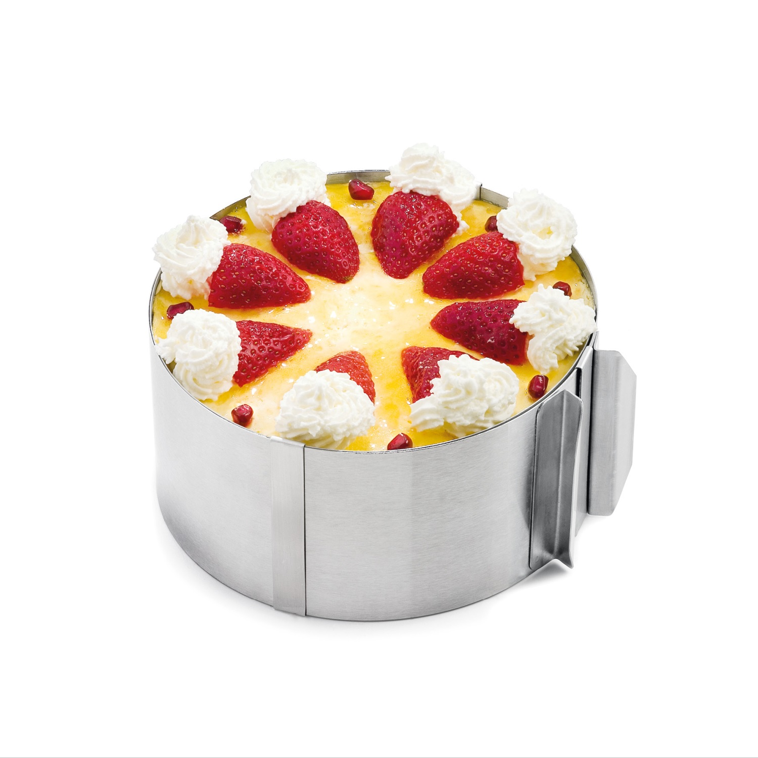 Cercle a patisserie en inox reglable hauteur 85 mm - weis