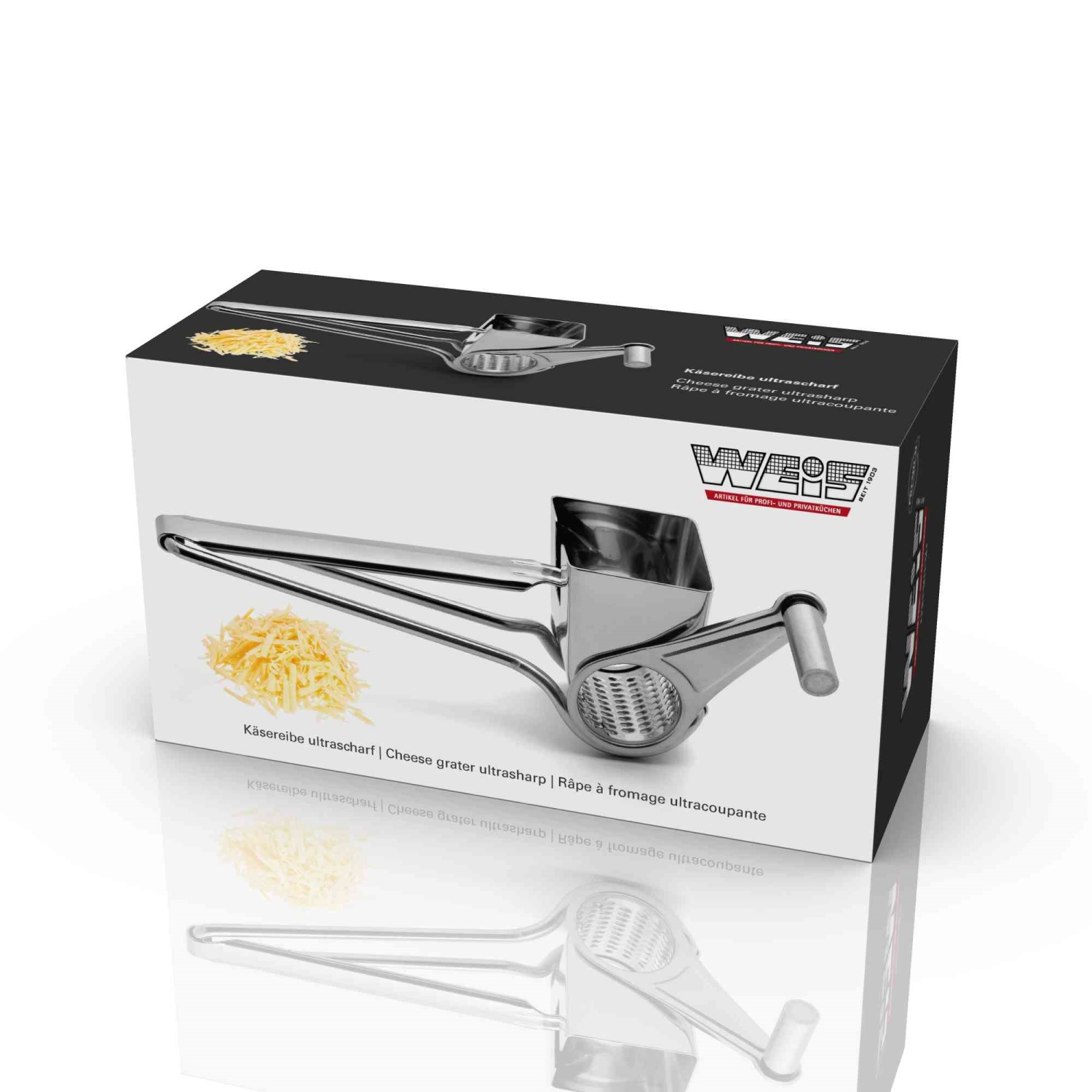 Rape a fromage en inox 1 tambour - weis 