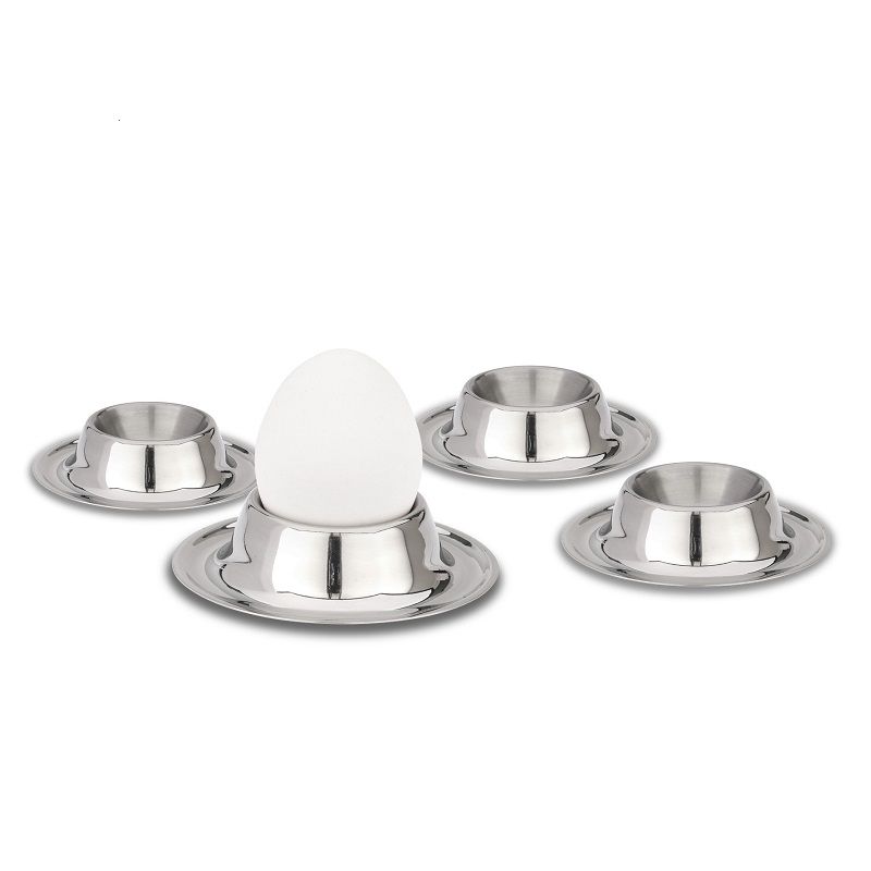 Lot de 4 coquetiers en inox - weis