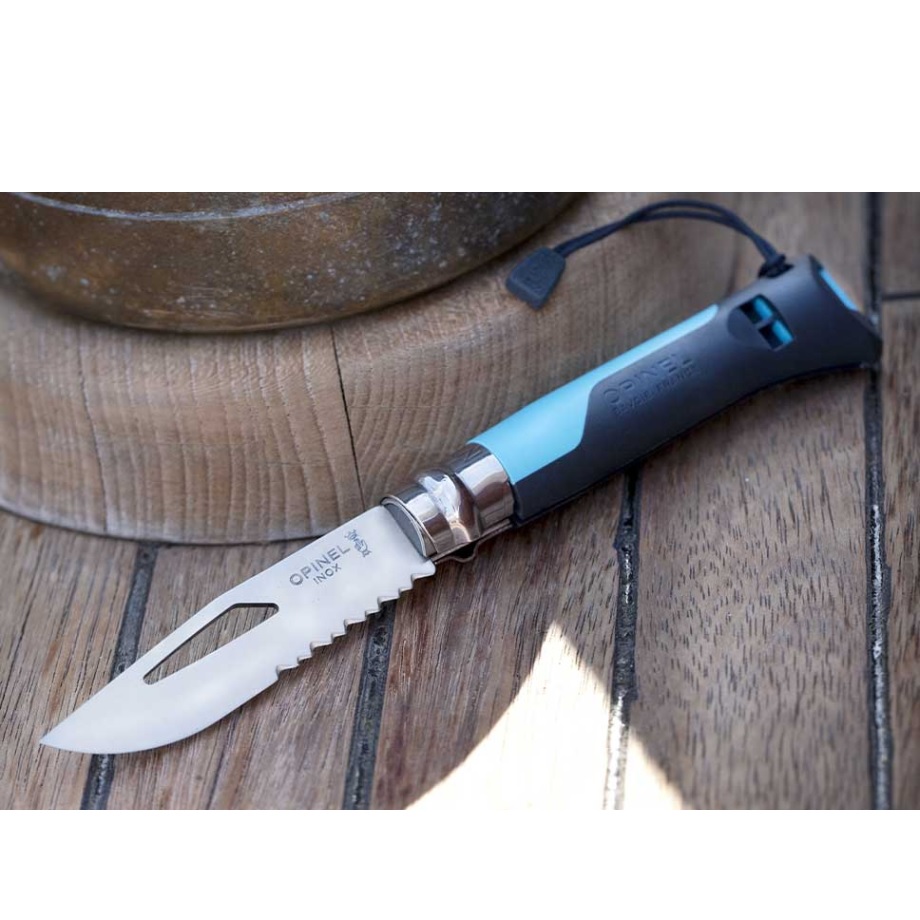 Couteau outdoor soft bleu n°8 - opinel 