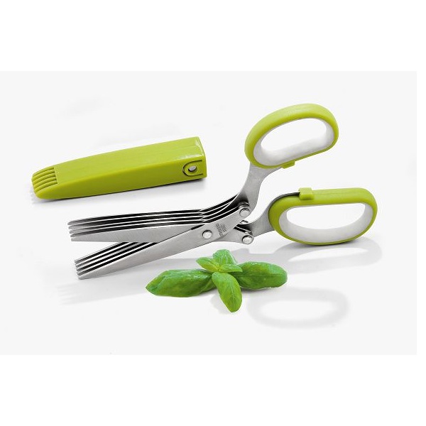 Ciseaux a fines herbes avec cure lame - weis
