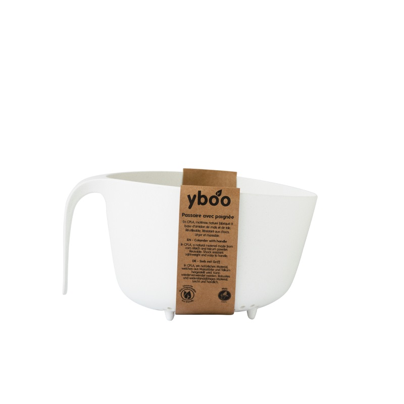 Passoire avec poignee 18 cm yboo - pebbly