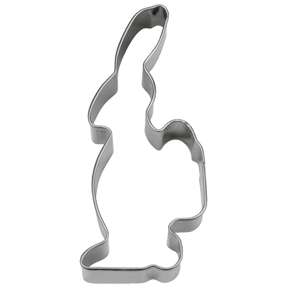 Emporte piece a patisserie lapin de paques avec panier 9 cm - stadter