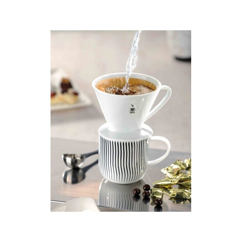 Sandro filtre a cafe permanent porcelaine taille 4 - gefu