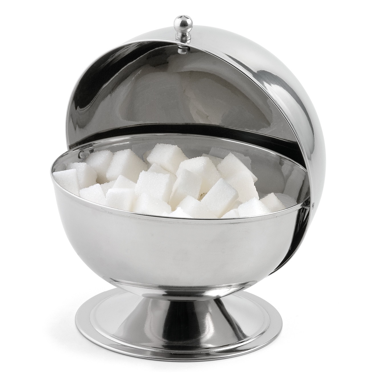 Sucrier boule en inox 13 cm - weis