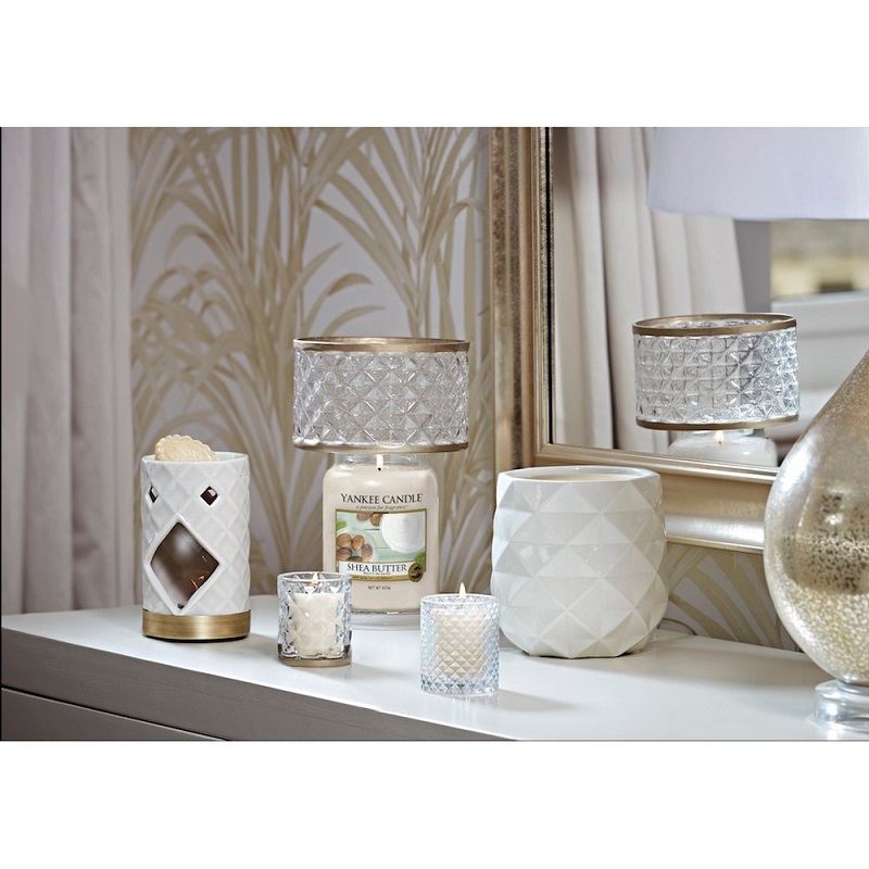 Langham photophore pour bougie votive verre - yankee candle