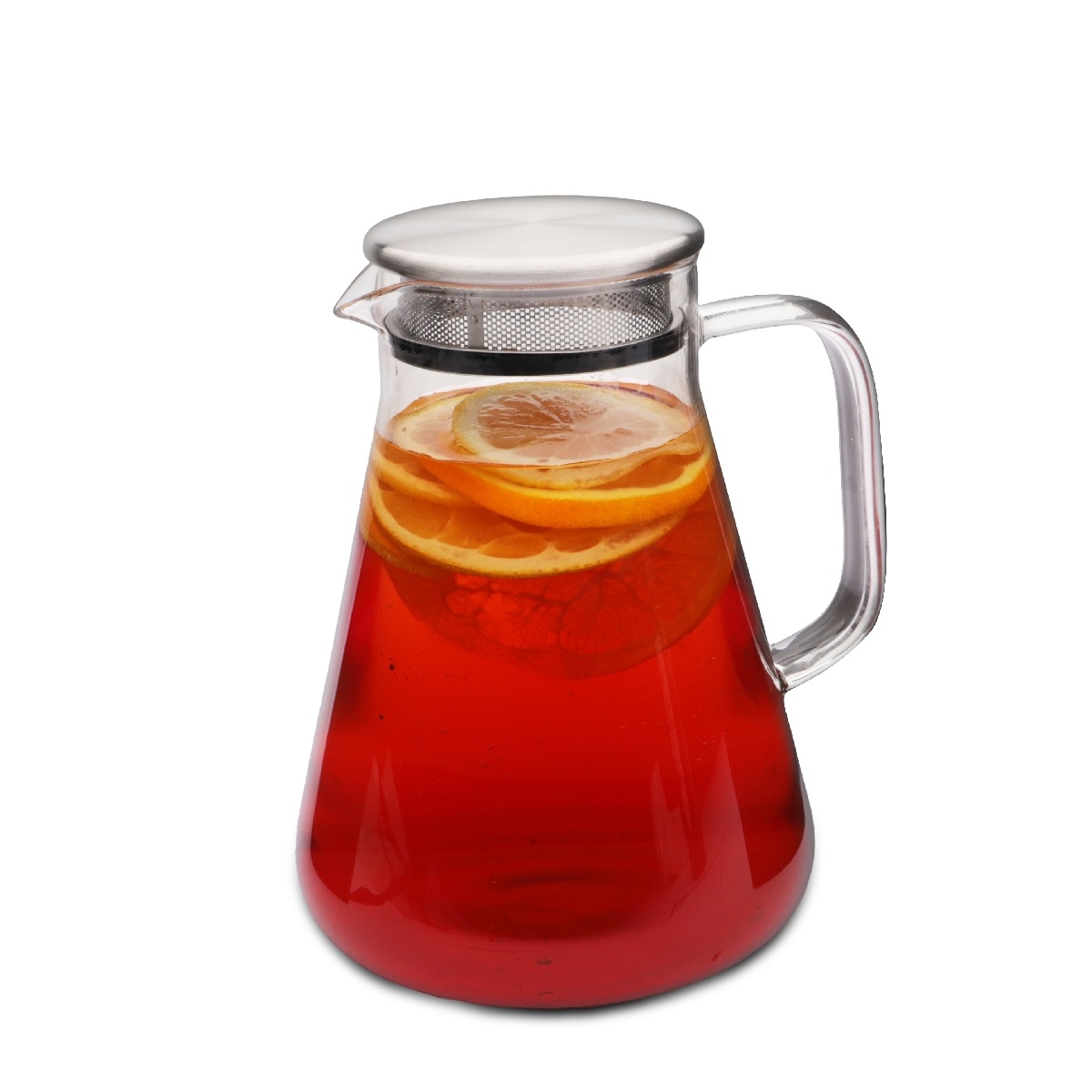 Théière en verre boroscilicate avec filtre intégré 1,2l - weis