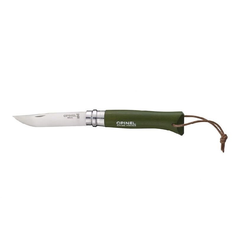 Couteau de poche pliable baroudeur kaki n°8 - opinel 