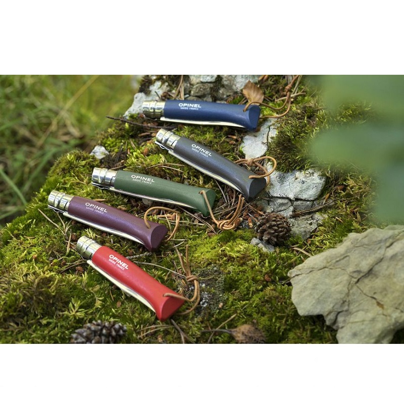 Couteau de poche pliable baroudeur kaki n°8 - opinel 