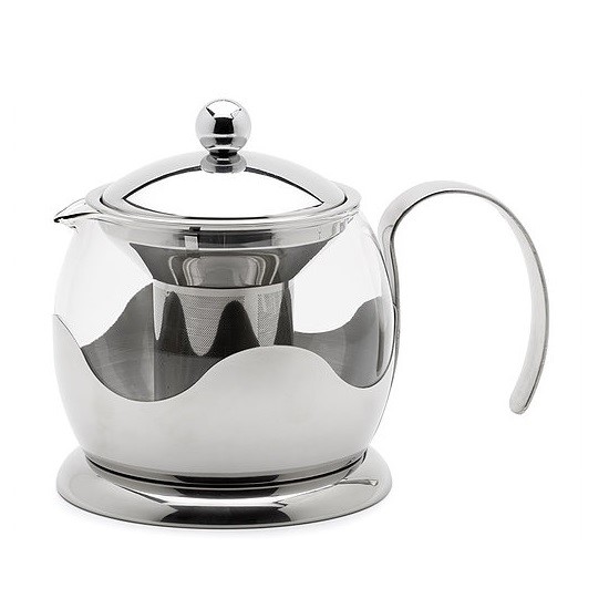 Theiere en verre boroscilicate et filtre en inox 0,7 l - weis