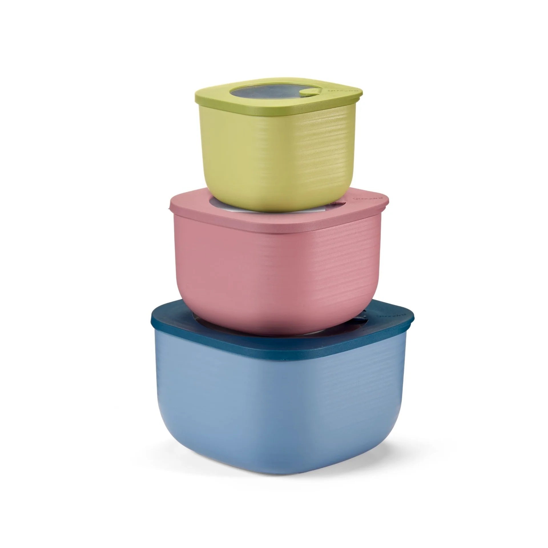 Lot de 3 récipients de conservation hauts 750 - 1550 et 2800cl eco store&more - guzzini