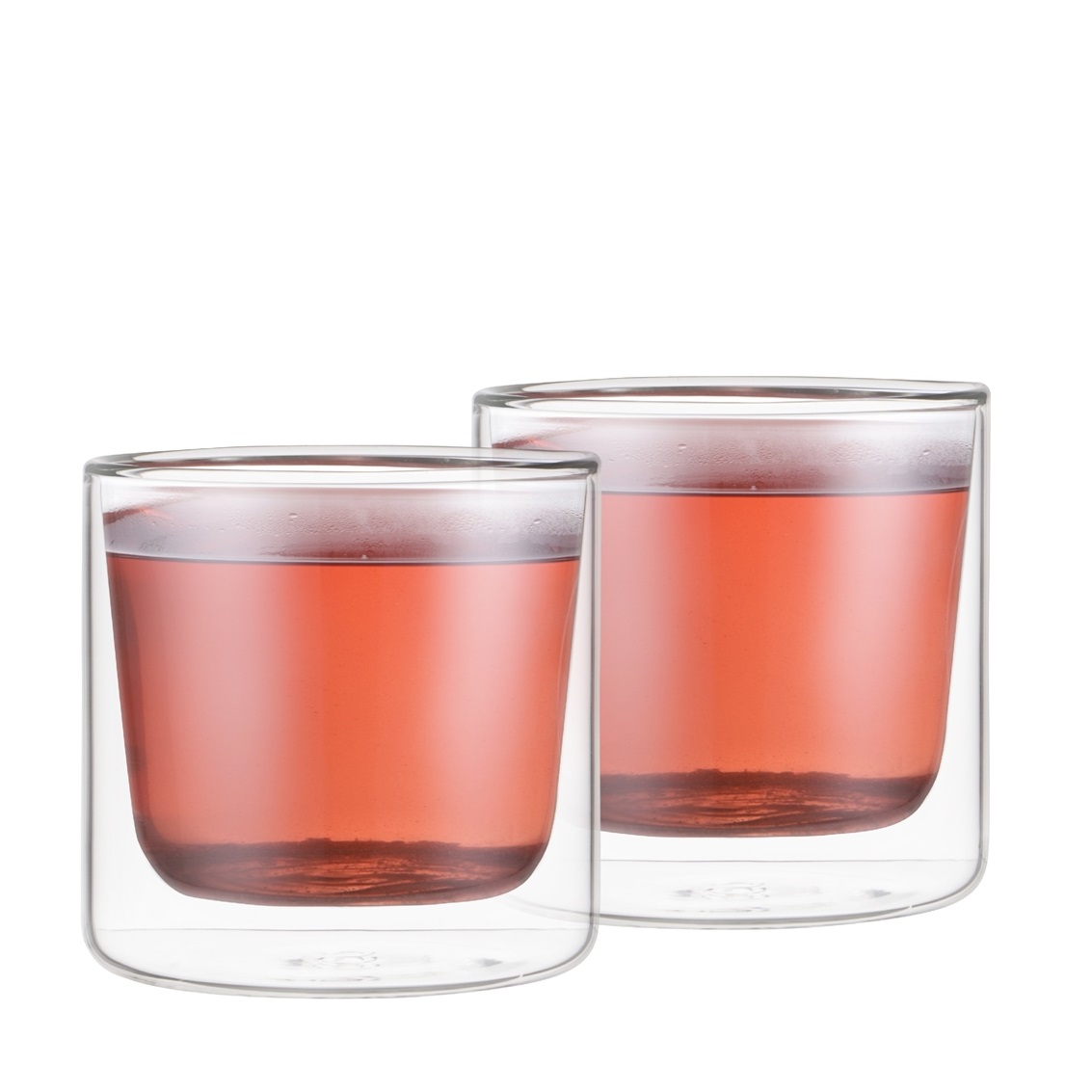 Lot de 2 gobelets à thé en verre double paroi 250ml - weis