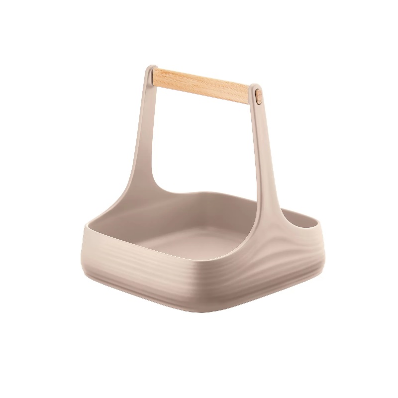Desserte de table porte huile vinaigre ou serviettes tierra gris tourterelle - guzzini