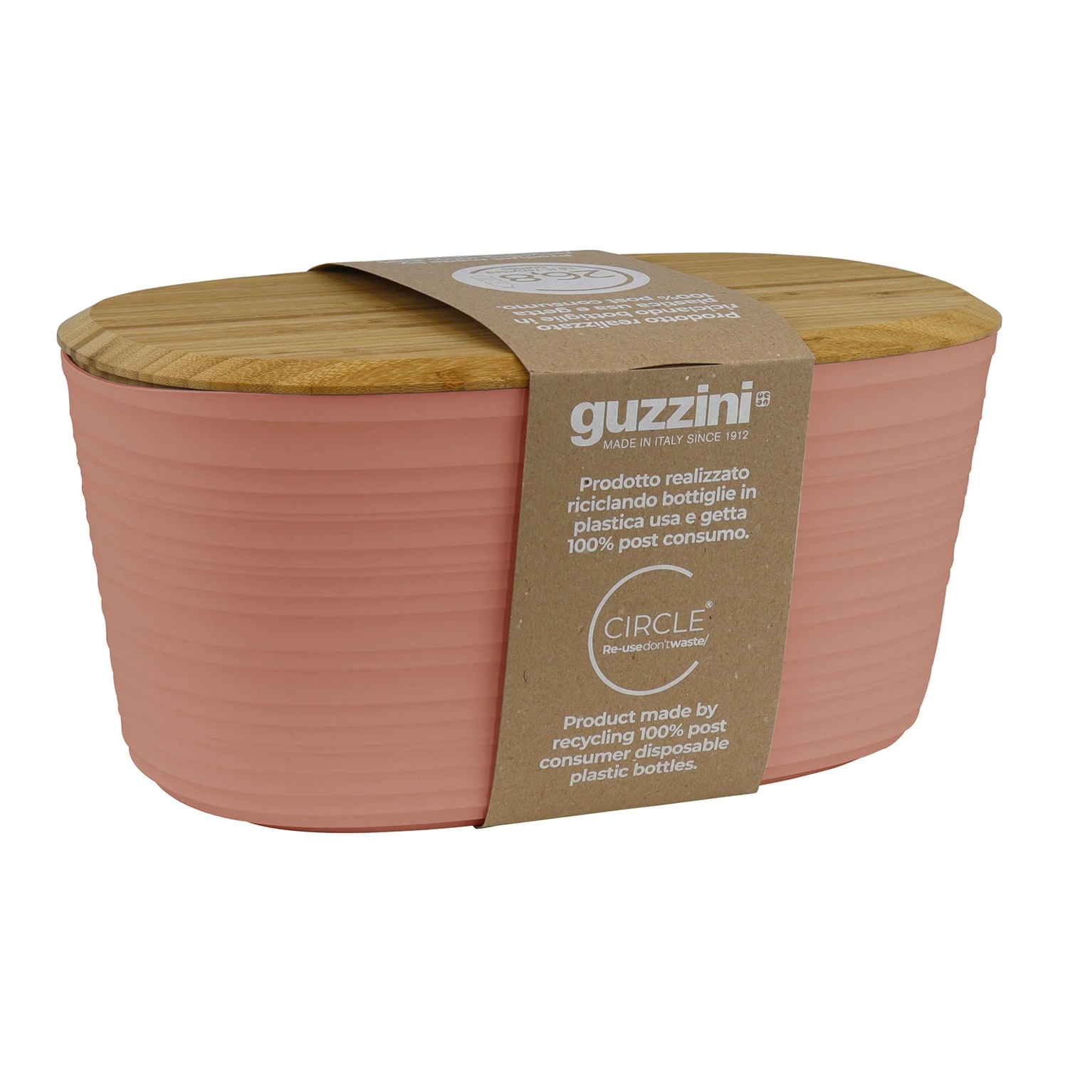 Boite à pain avec couvercle- planche à découper tierra terracotta - guzzini