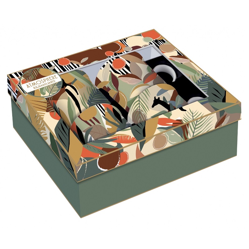 Coffret 4 mugs en porcelaine fine 300 ml kilimanjaro - easylife