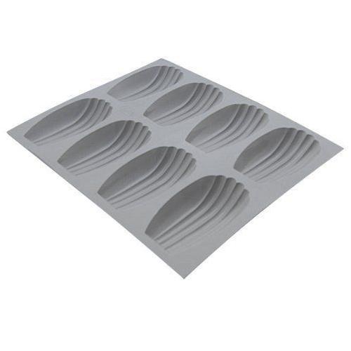 Mini elastomoule madeleine 8 empreintes moule a patisserie en silicone - de buyer