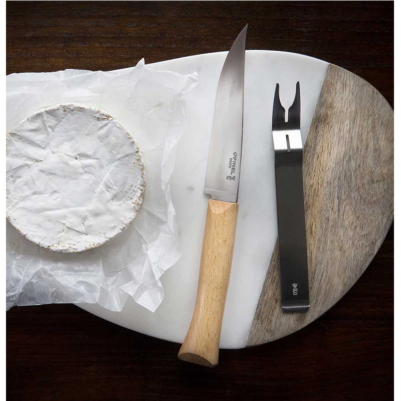 Set a fromage couteau et fourchette - opinel 